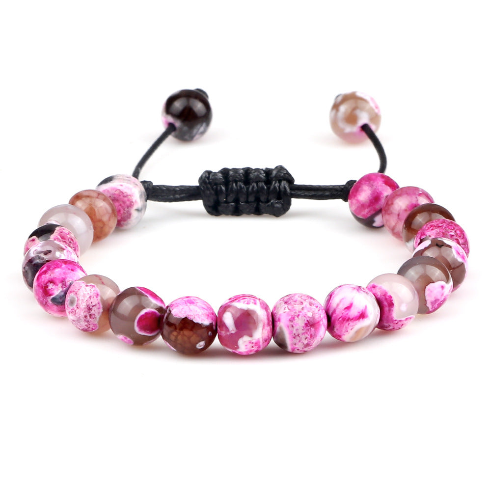 Brazalete ajustable de la trenza del fuego de 8 mm de 8 mm